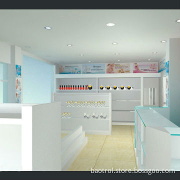Newest design artificial stone hanging display fixtures